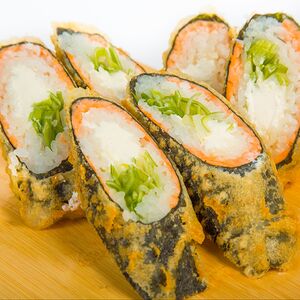 Филадельфия темпура с лососем