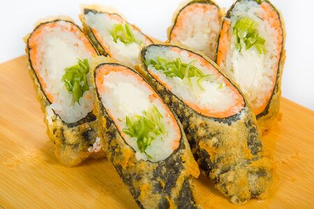 Филадельфия темпура с лососем