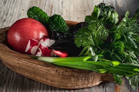 Свежие овощи