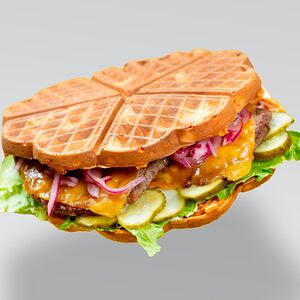 Вафля-бургер Молчаливый биф