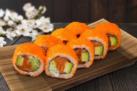 Калифорния с лососем