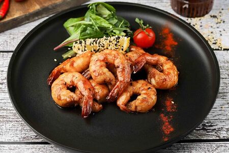 Тигровые креветки к пиву