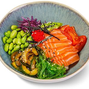 Поке с лососем