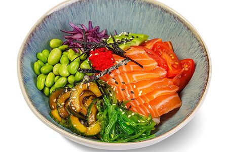 Поке с лососем