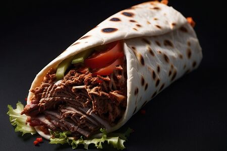 Биф Барбекю шаурма из мраморной говядины