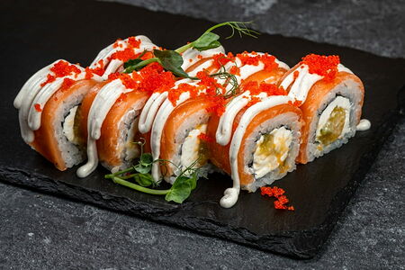 Филадельфия Манго с соусом пармезан