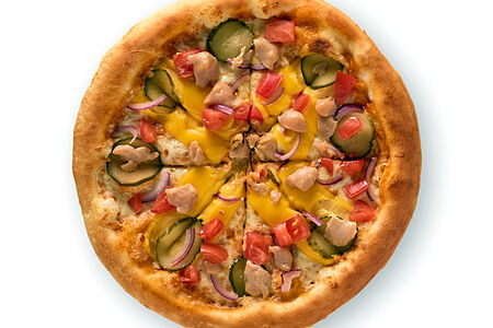 Пицца Ленивый Чикен Бургер 24