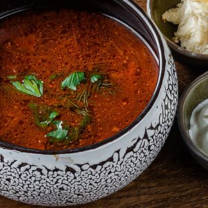 Борщ с говядиной