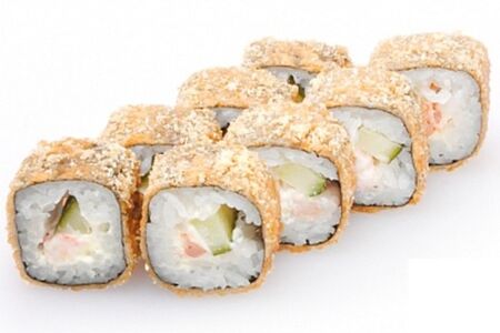 Ролл в темпуре с лососем