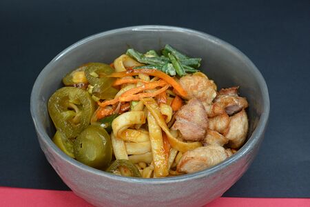 Свинина в остром соусе