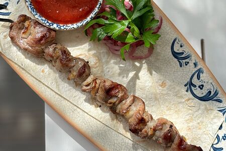 Шашлык из вырезки ягненка