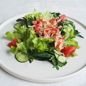 Салат с крабом