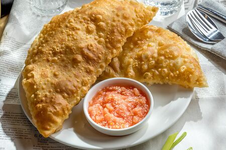 Чебуреки с говядиной