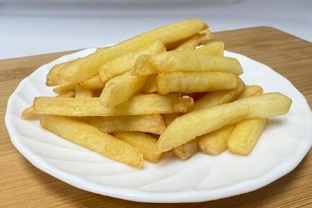 Картофель фри с чесноком