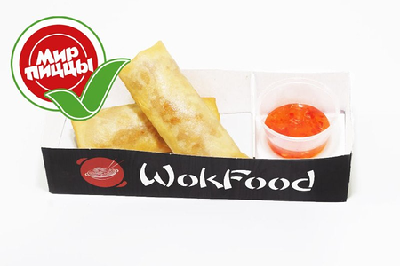 Спринг-роллы с курицей и креветками