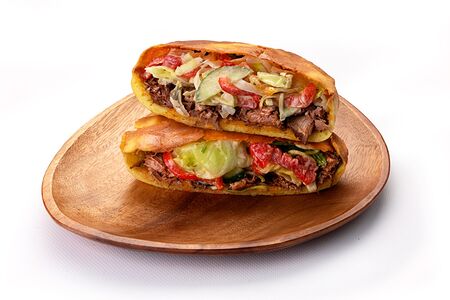 Пита с томленой свининой