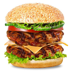 Двойной Гриль бургер