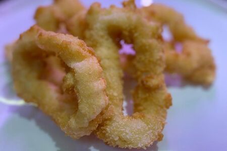 Кольца кальмара темпура