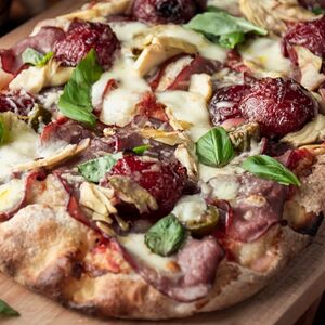 Пицца римская Scrocchiarella Прошуто-грибы