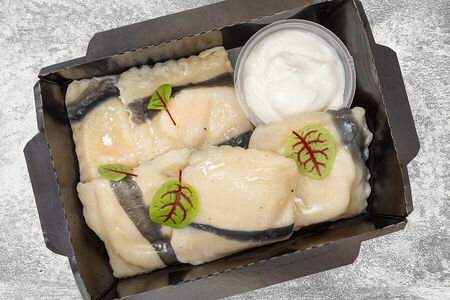 Равиоли Креветка и цыпленок