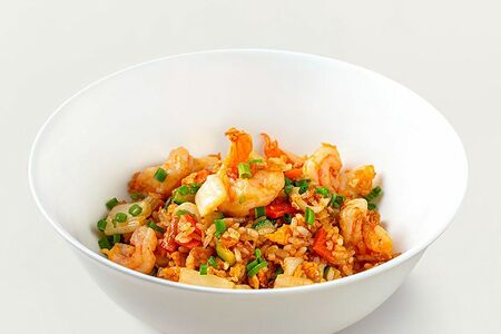 Жареный рис с морепродуктами