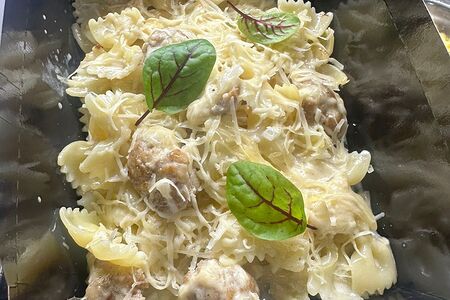 Паста с фрикадельками