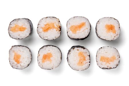 Мини-ролл с лососем