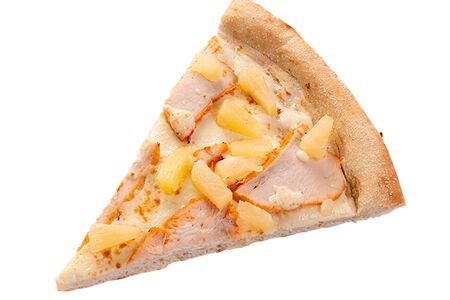 Слайс пиццы Гавайи Нью-Йорк