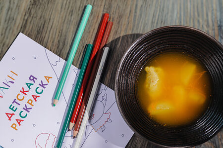 Суп с куриными фрикадельками