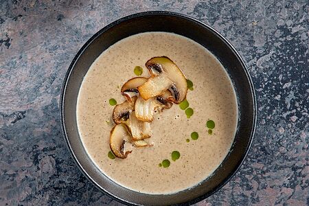 Суп-крем грибной