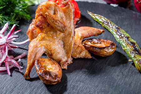 Перепелка в тандыре