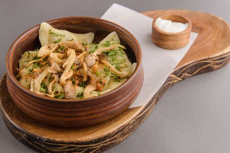 Вареники с картофелем и грибами