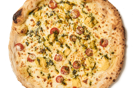 Пицца четыре сезона в сливочном соусе 24 см