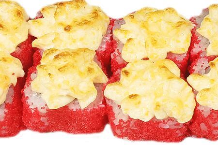 Запеченный лосось с креветкой