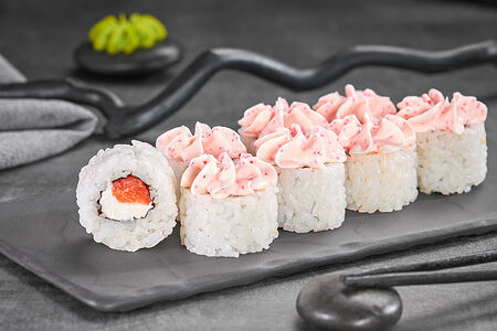 Ролл Лава с лососем