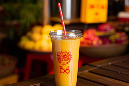 Манго-шейк на сгущенном молоке