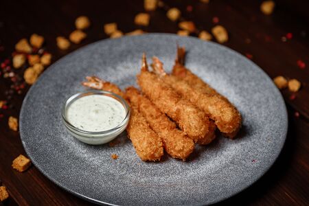 Креветки в кляре