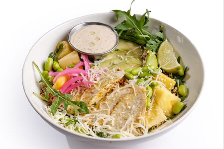 Сезонный боул курица-ананас 