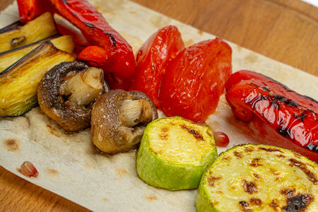 Овощной микс на углях