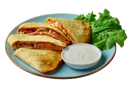 Кесадия с ветчиной