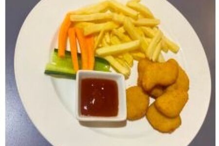 Наггетсы с овощными палочками