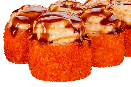 Запеченный с креветкой