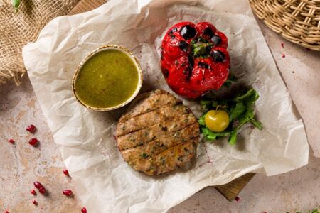 Котлета по-грузински из баранины с мятой и тархуном