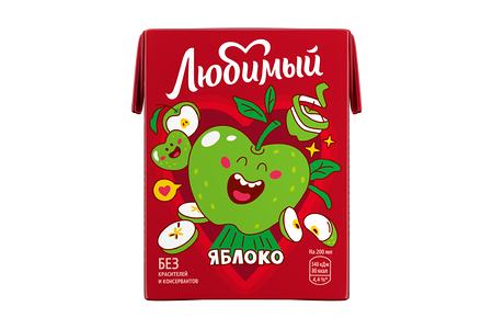 Сок Любимый Яблоко