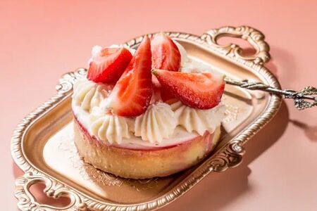 Тарт Клубника-базилик