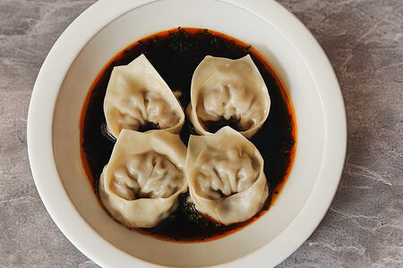 Дамплинги с курицей