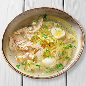 С цыпленком