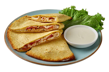 Кесадия с курицей