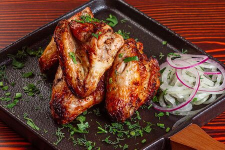 Шашлык из куриных крыльев