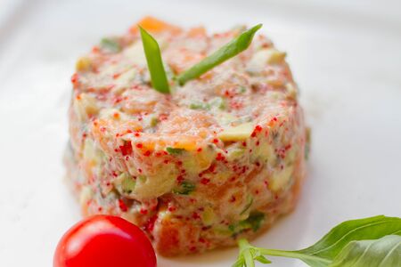 Тартар из лосося
